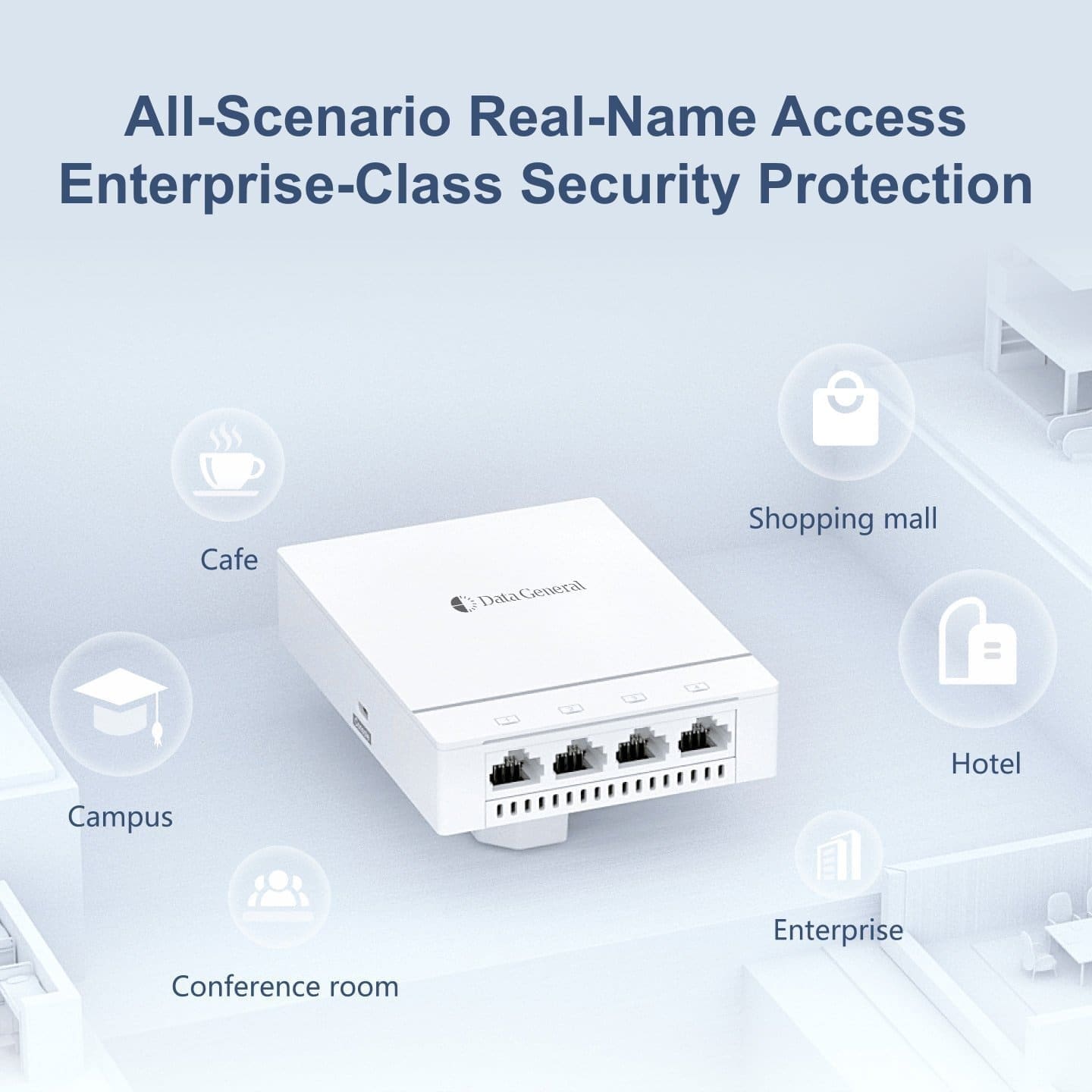 Data General DG-AP180-AX3000 – Punto de Acceso WiFi 6 de Pared - Imagen 3