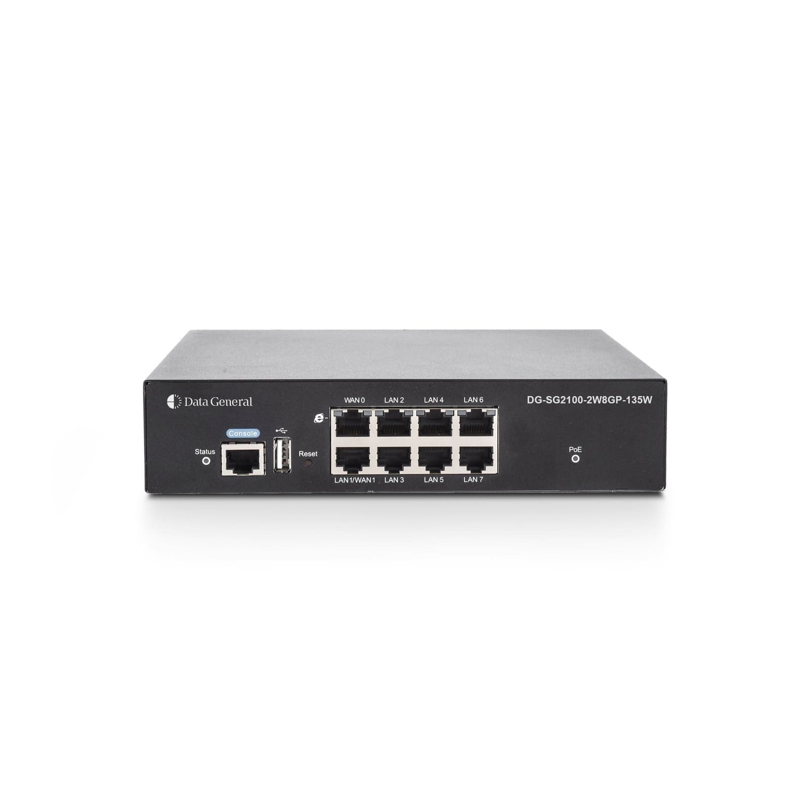 Data General DG-SG2100-2W8GP-135W - Smart Access Gateway, switch PoE+ 8 puertos y controlador AP - Imagen 2
