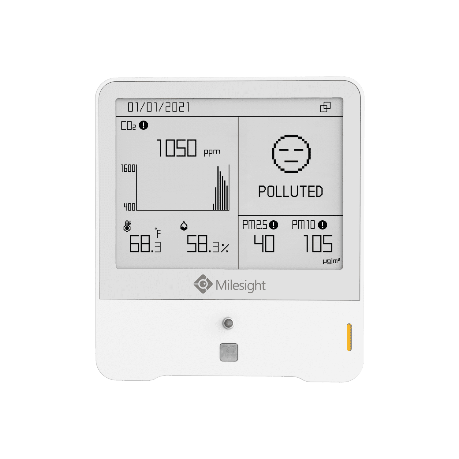 Milesight AM307 – Monitor de calidad del aire 7 en 1 LoRaWAN® con display - Imagen 3
