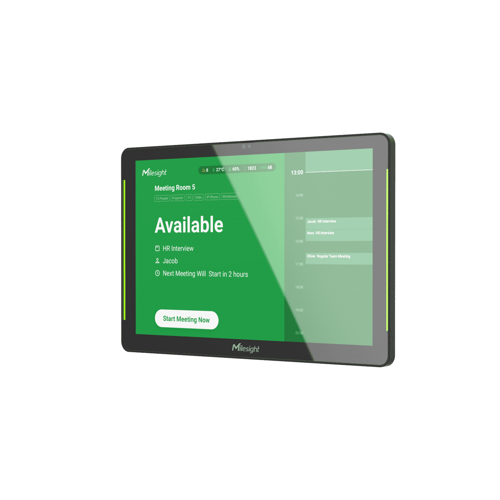 Milesight DS7610 – Pantalla de control LoRaWAN para supervisión y automatización - Imagen 3