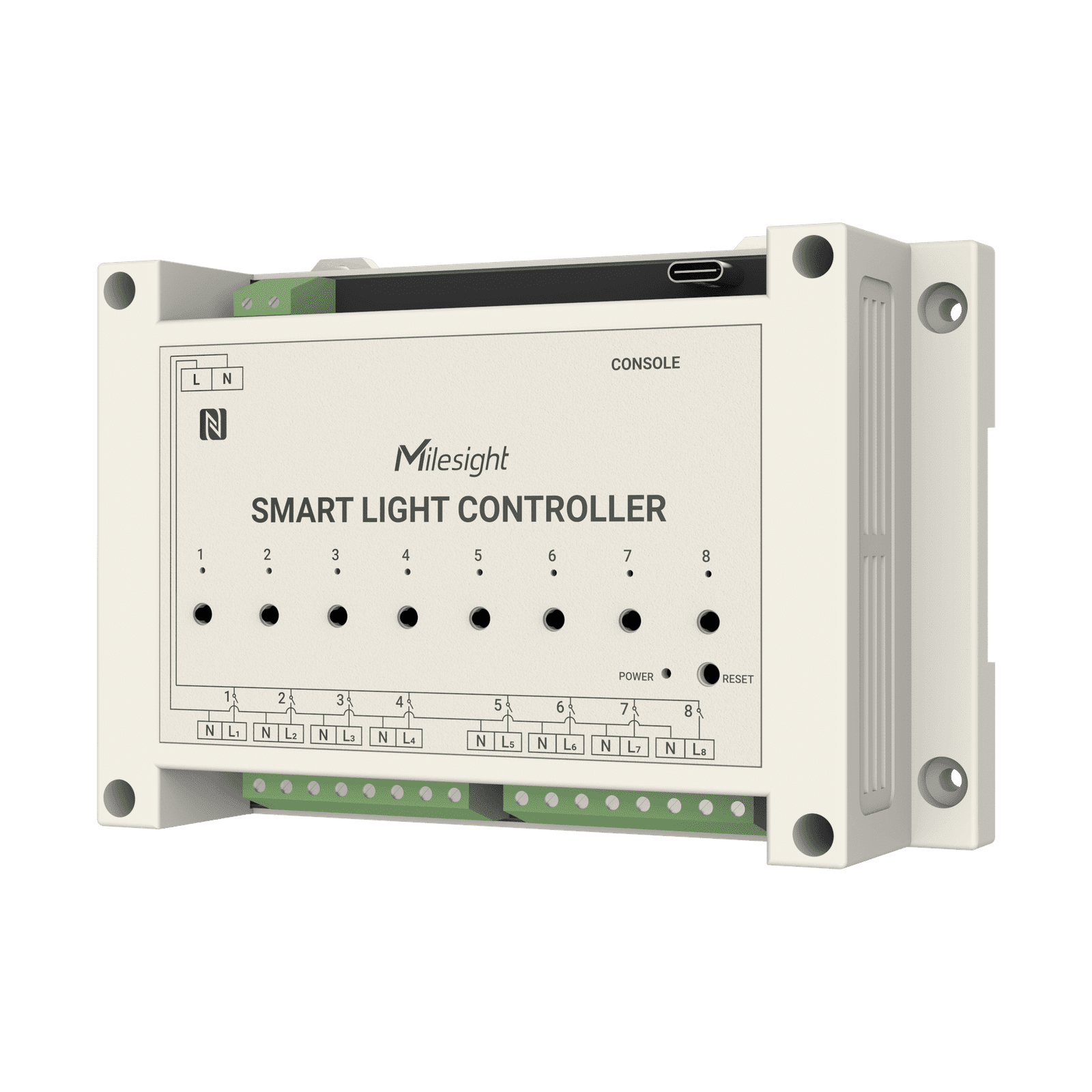 Milesight WS558-LN - Controlador de iluminación LoRaWAN (8 circuitos) - Imagen 2