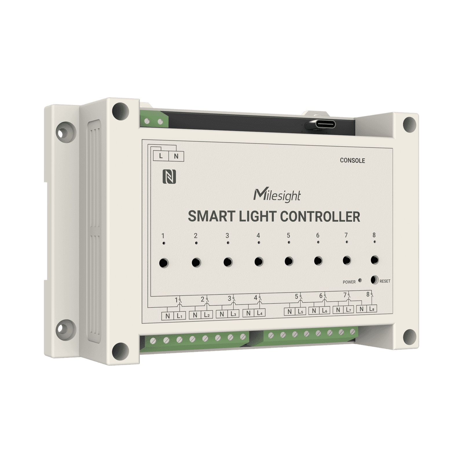 Milesight WS558-LN - Controlador de iluminación LoRaWAN (8 circuitos) - Imagen 3
