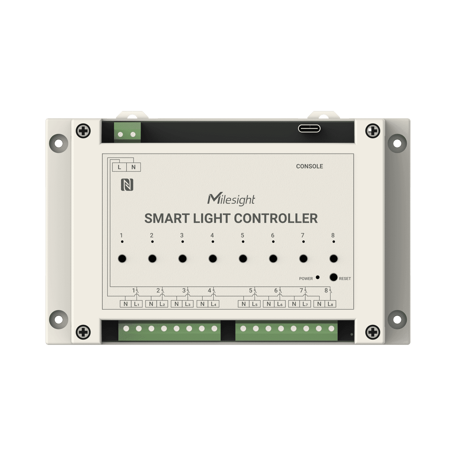 Milesight WS558-LN - Controlador de iluminación LoRaWAN (8 circuitos) - Imagen 4