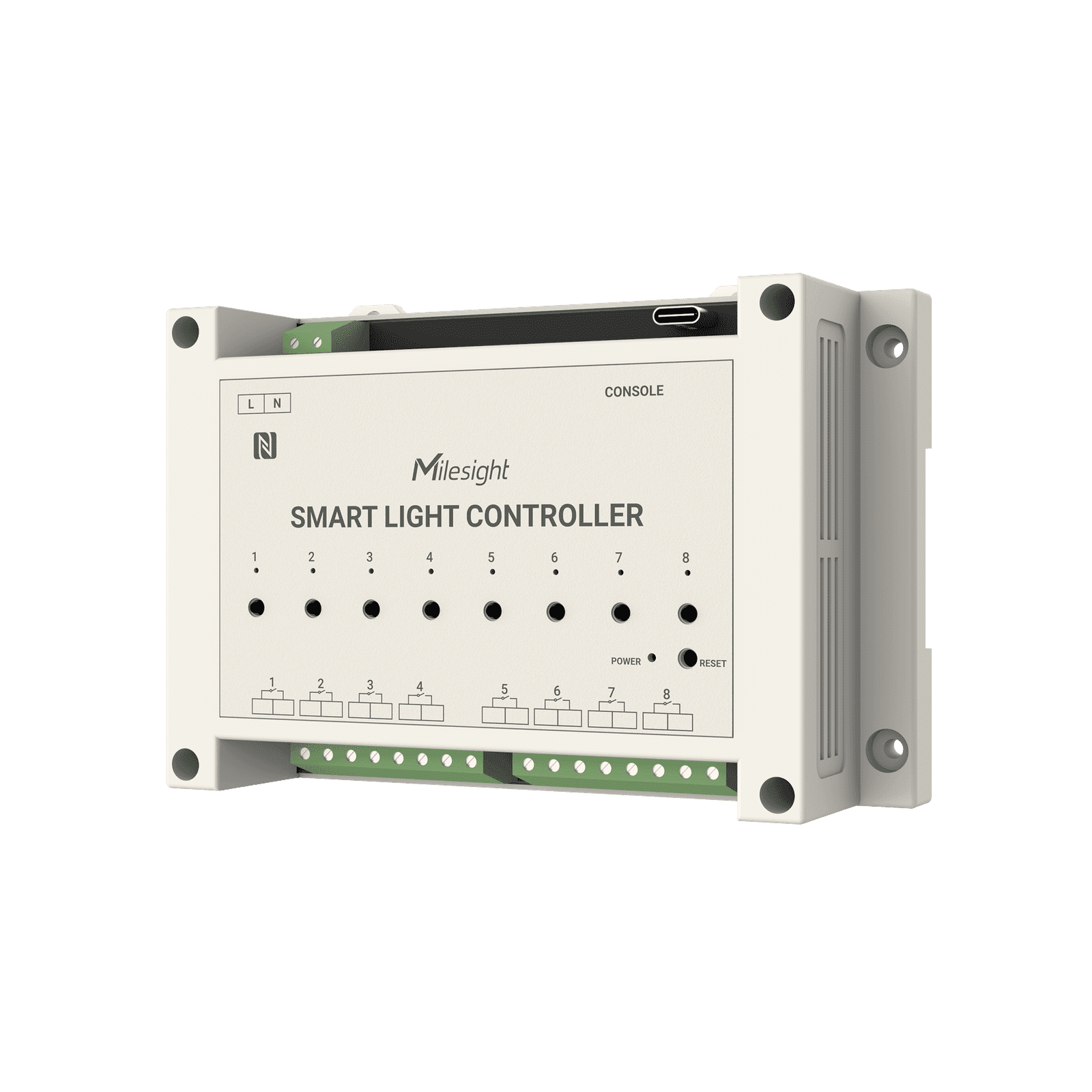 Milesight WS558-Switch - Controlador de iluminación LoRaWAN (8 circuitos) - Imagen 2
