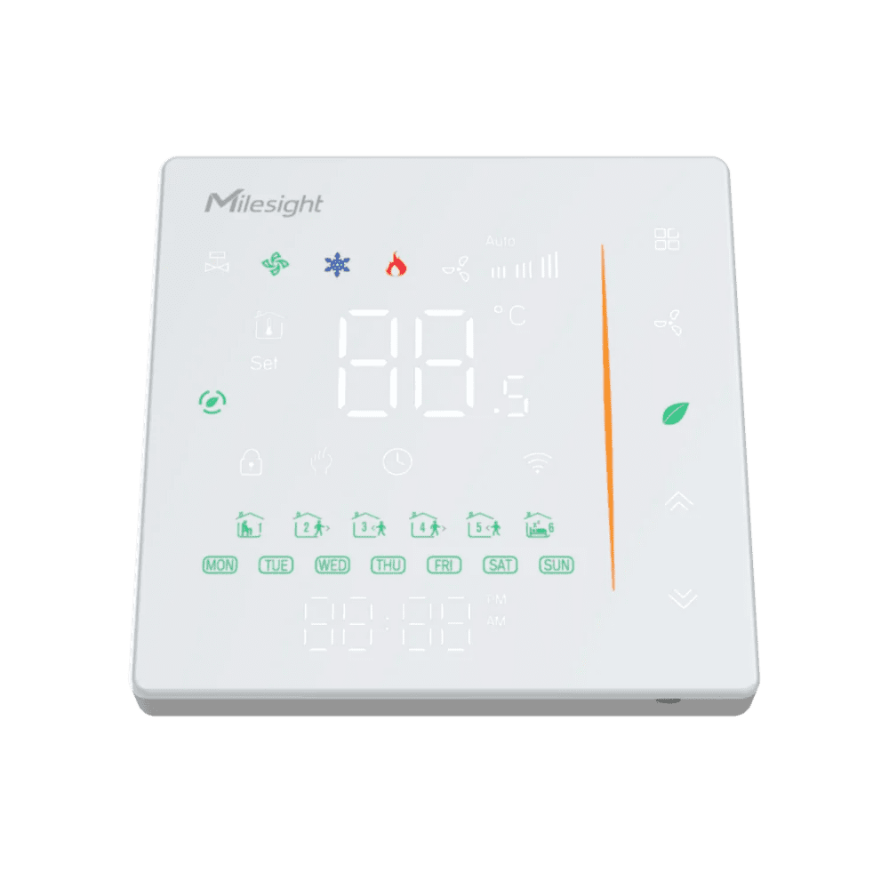Milesight WT301 - Termostato LoRaWAN con relé para fan coil (On/Off) - Imagen 2