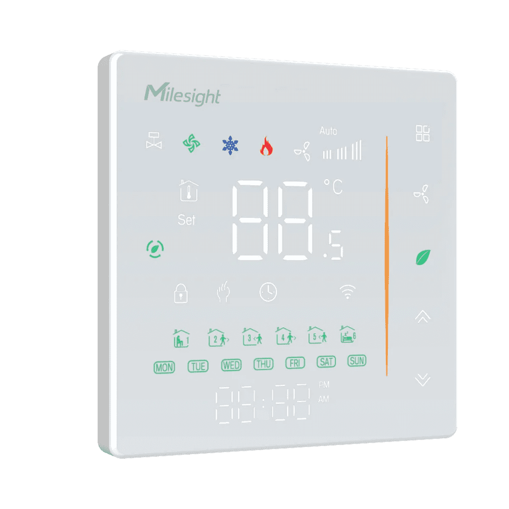 Milesight WT302 – Termostato inteligente LoRaWAN para fan coil - Imagen 3