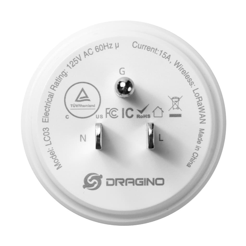 Dragino LC03-EU868– Enchufe inteligente LoRaWAN - Imagen 2