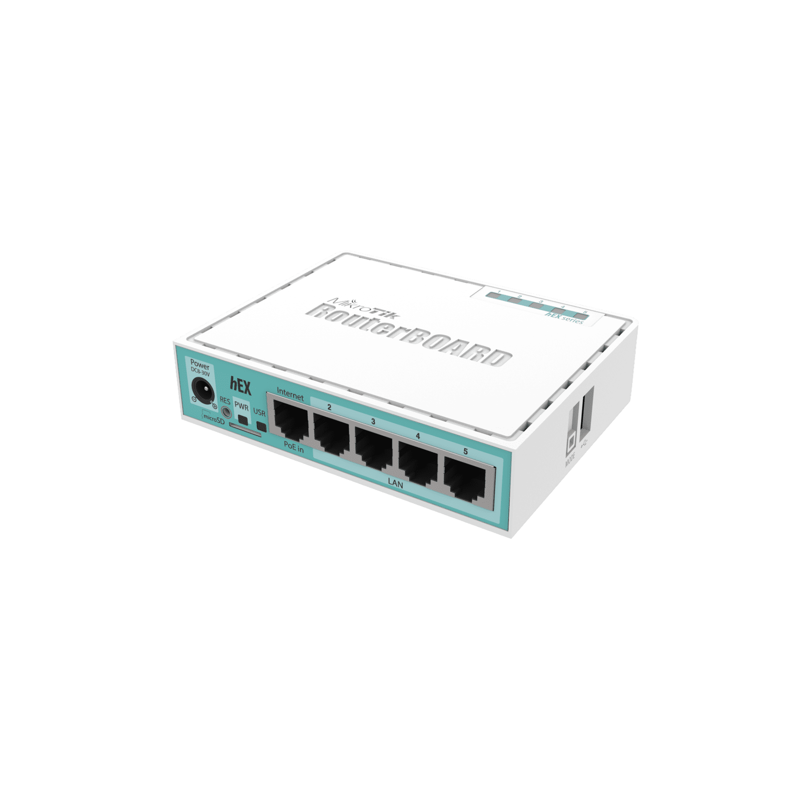 MikroTik hEX (RB750Gr3) – Router con 5 puertos Gigabit Ethernet - Imagen 2