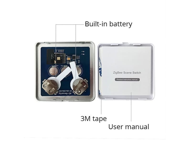 Interruptor Zigbee Smartlife de 1 escena con batería SML-BSW01ZBE - Imagen 3