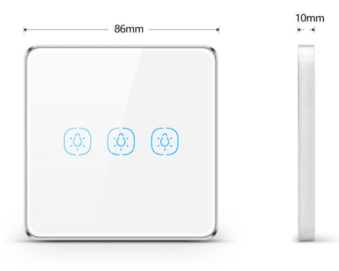 Interruptor Zigbee Smartlife inalámbrico 2 escenas con batería SML-BSW02ZBE - Imagen 2