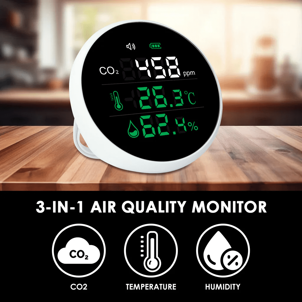 Medidor de calidad del aire Zigbee Smartlife | Sensor CO₂ Temperatura y Humedad - Imagen 7