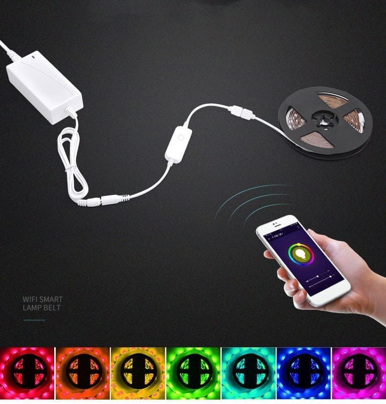 Tira LED WiFi Smartlife RGB 5 m con controlador | Tuya - Imagen 3
