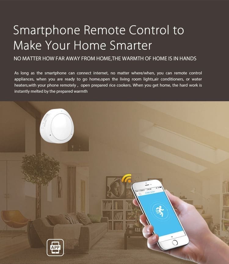 SmartLife MS03W - Sensor de movimiento PIR | WiFi - Imagen 3