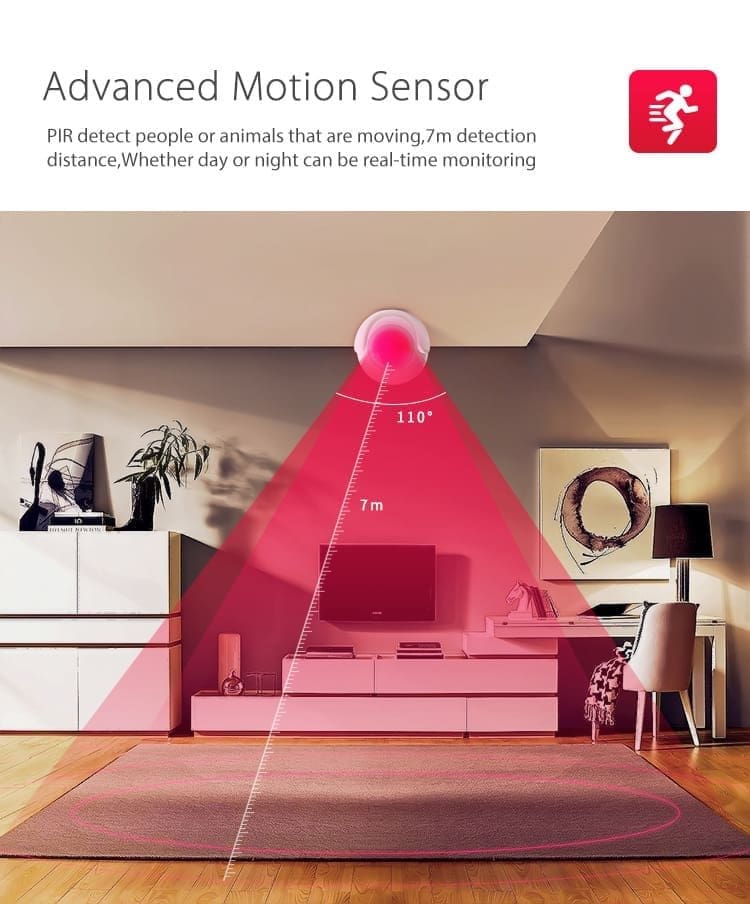 SmartLife MS03W - Sensor de movimiento PIR | WiFi - Imagen 4