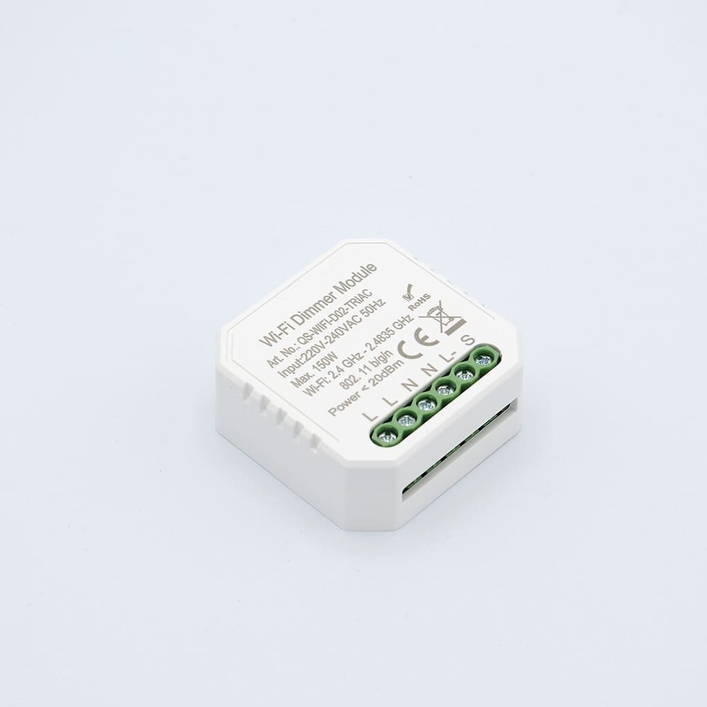 SmartLife QS-WIFI-D02-TRIAC - Micro módulo interruptor con dimmer 1 escena | WiFi - Imagen 3
