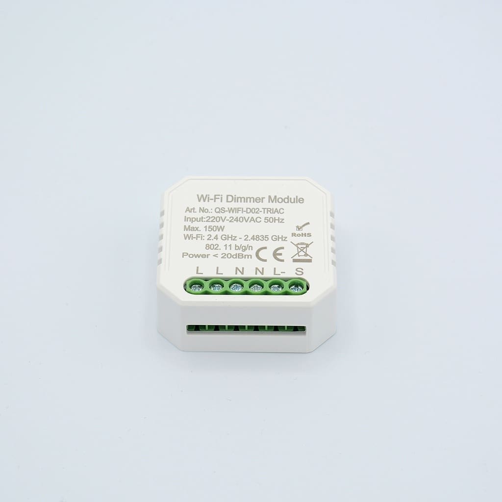 SmartLife QS-WIFI-D02-TRIAC - Micro módulo interruptor con dimmer 1 escena | WiFi - Imagen 4