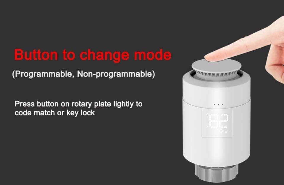 SmartLife SW-TERM-ZB - Termostato para Radiador | Zigbee - Imagen 3