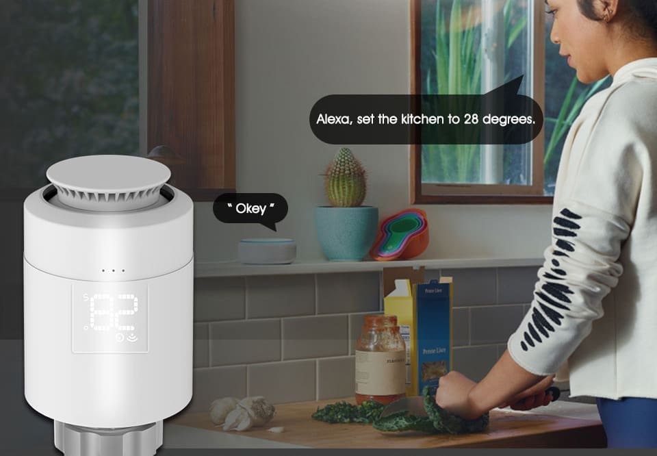 SmartLife SW-TERM-ZB - Termostato para Radiador | Zigbee - Imagen 4